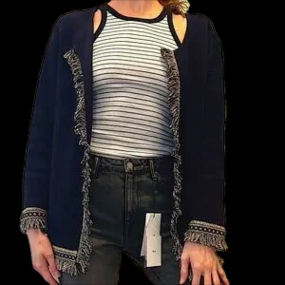 Gorgeous, nearly new vintage 90s cardigan by Chico, featuring beautiful design - Picture 9 of 11